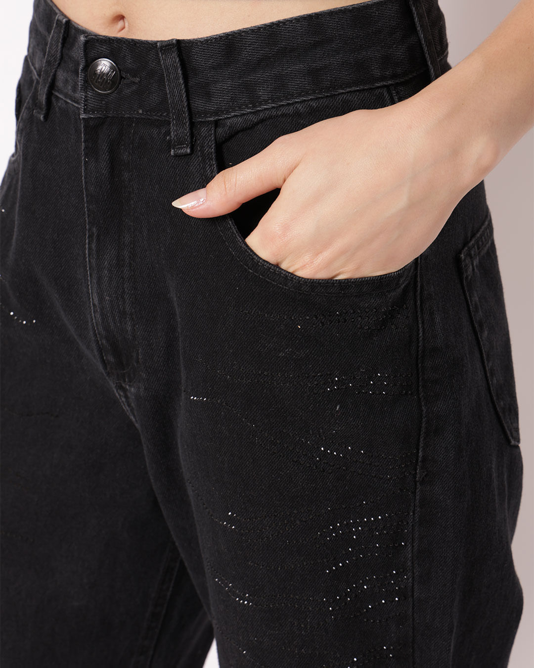 Calca-Blk-Jns-Reta-Brilho-Lat-Cftr41427---Jeans-Black