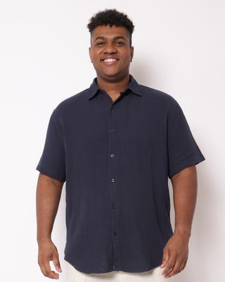 Camisa-Cotton-Gauze-Marinho-Plus-G1-G4---Marinho