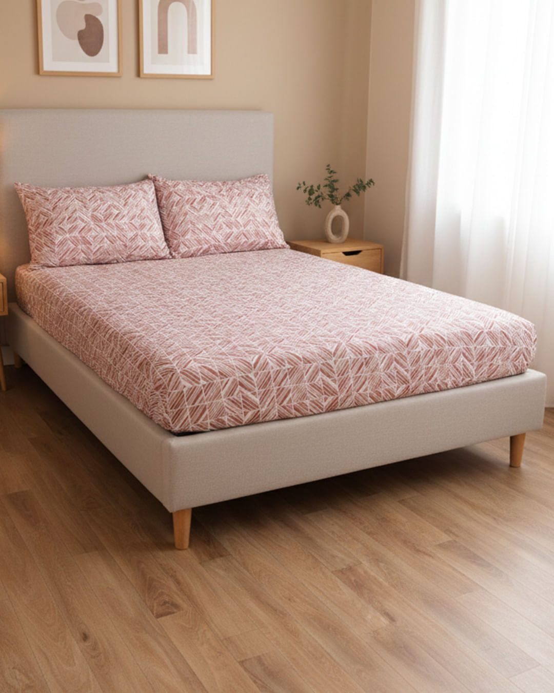 Jg-De-Cama-King-3-Pcs-Etnico-Ver-26---Estampado-Xadrez