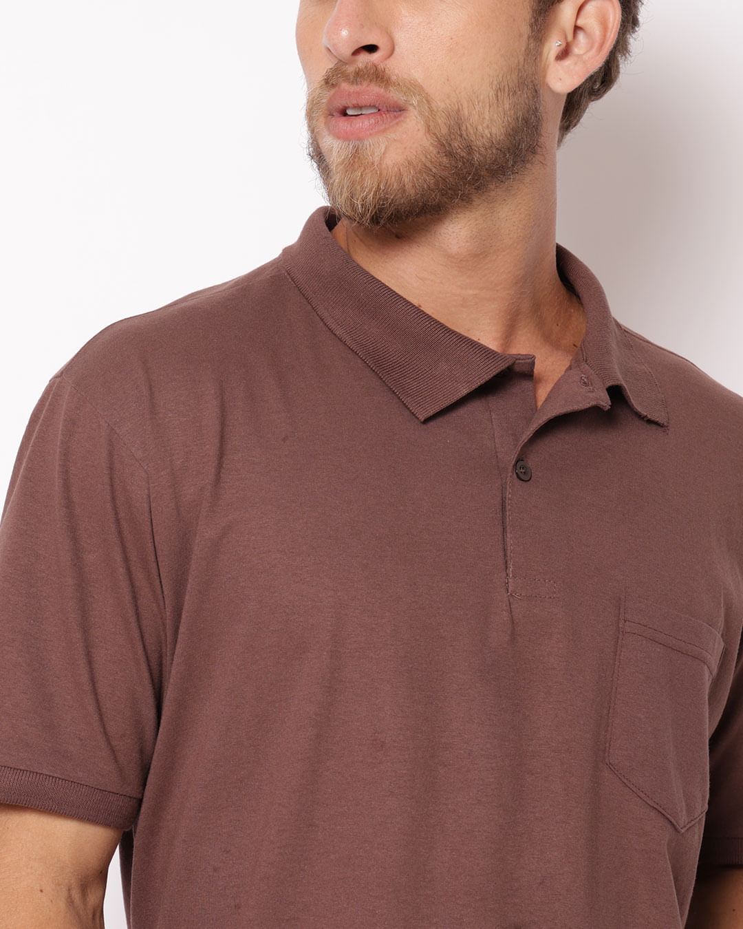 Polo-Lisa-12-Malha-C-Bolso-Marrom---Marrom