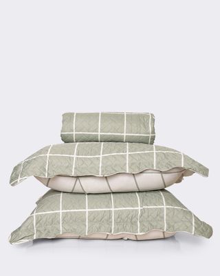 Kit-Colcha-Casal-Bouti-Sort-2---Verde-Listrado