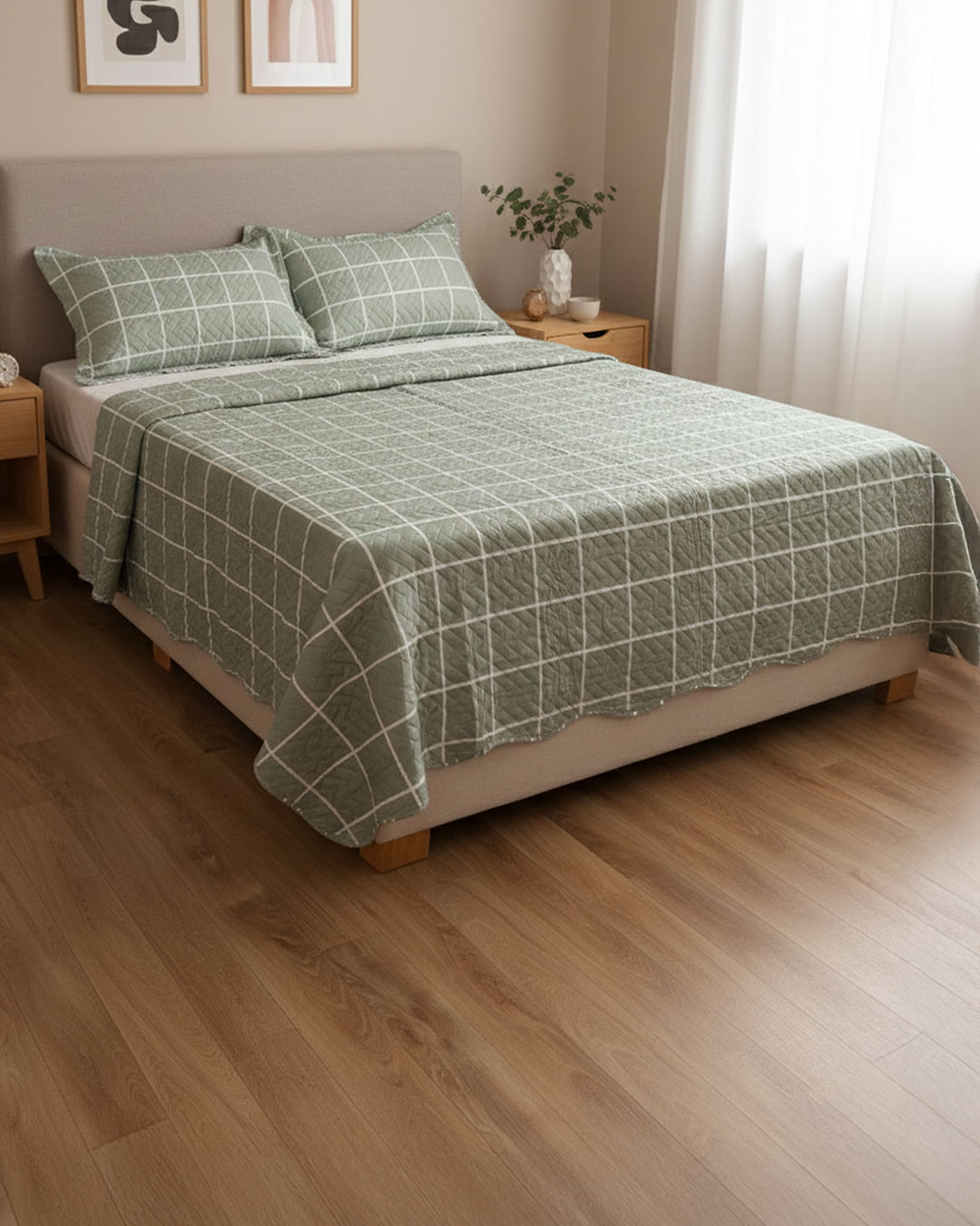 Kit-Colcha-Casal-Bouti-Sort-2---Verde-Listrado
