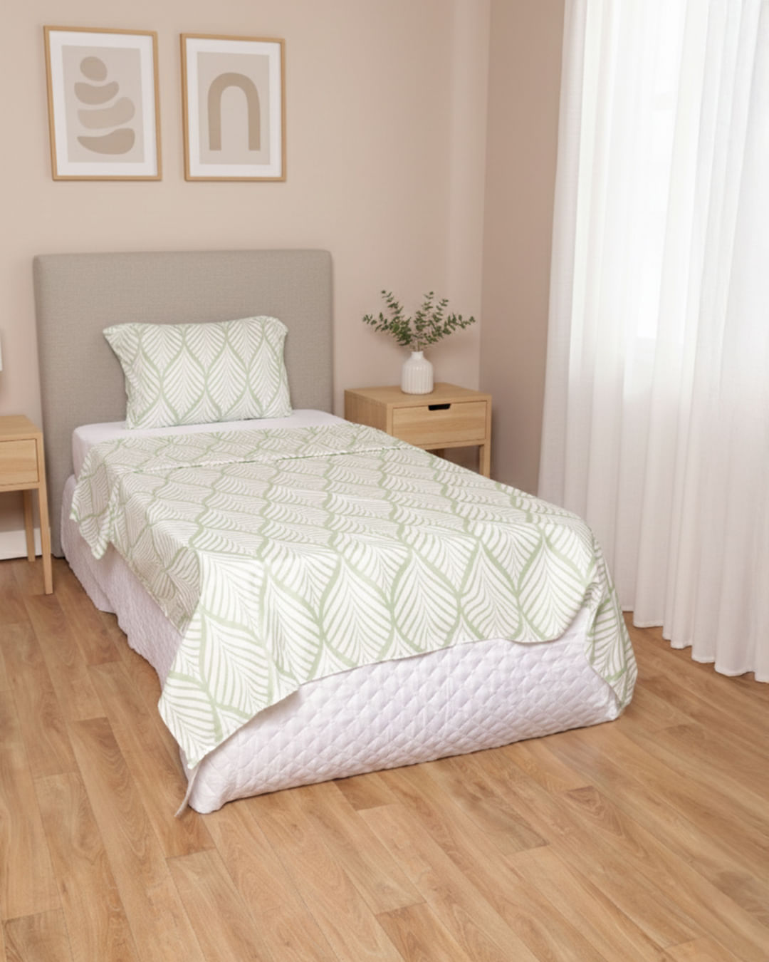 Jogo-De-Cama-Solteiro-3pcs-Duplo-Micrope---Verde