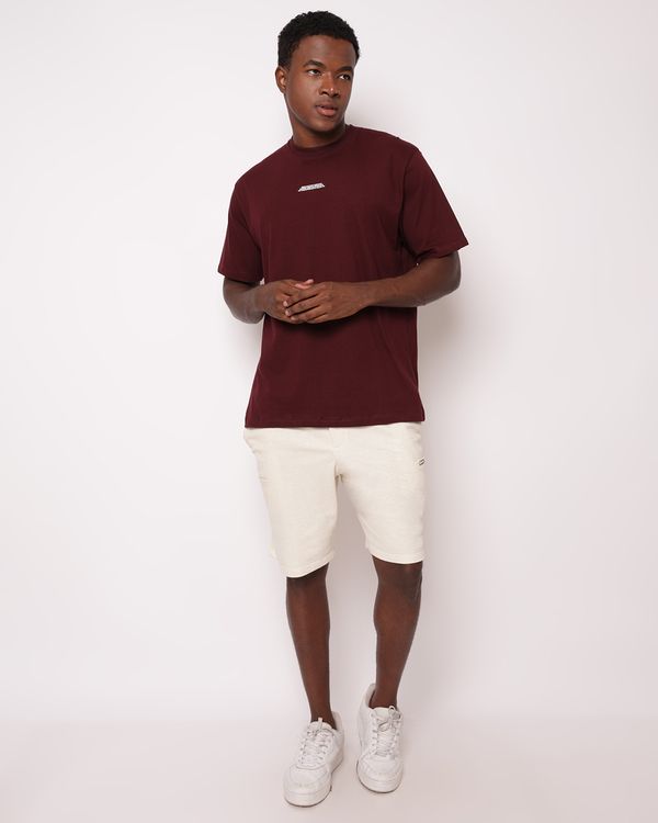 Bermuda Masculina Reta com Linho Bolsos Off White GG