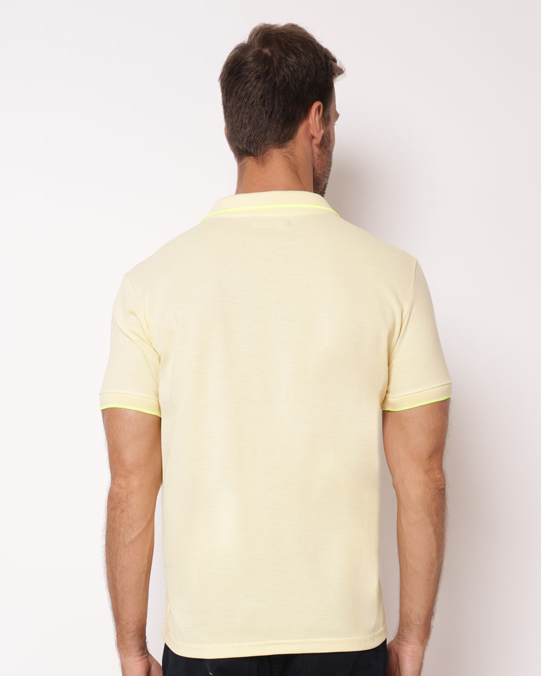 Polo-Trc744-Piquet-Friso---Amarelo