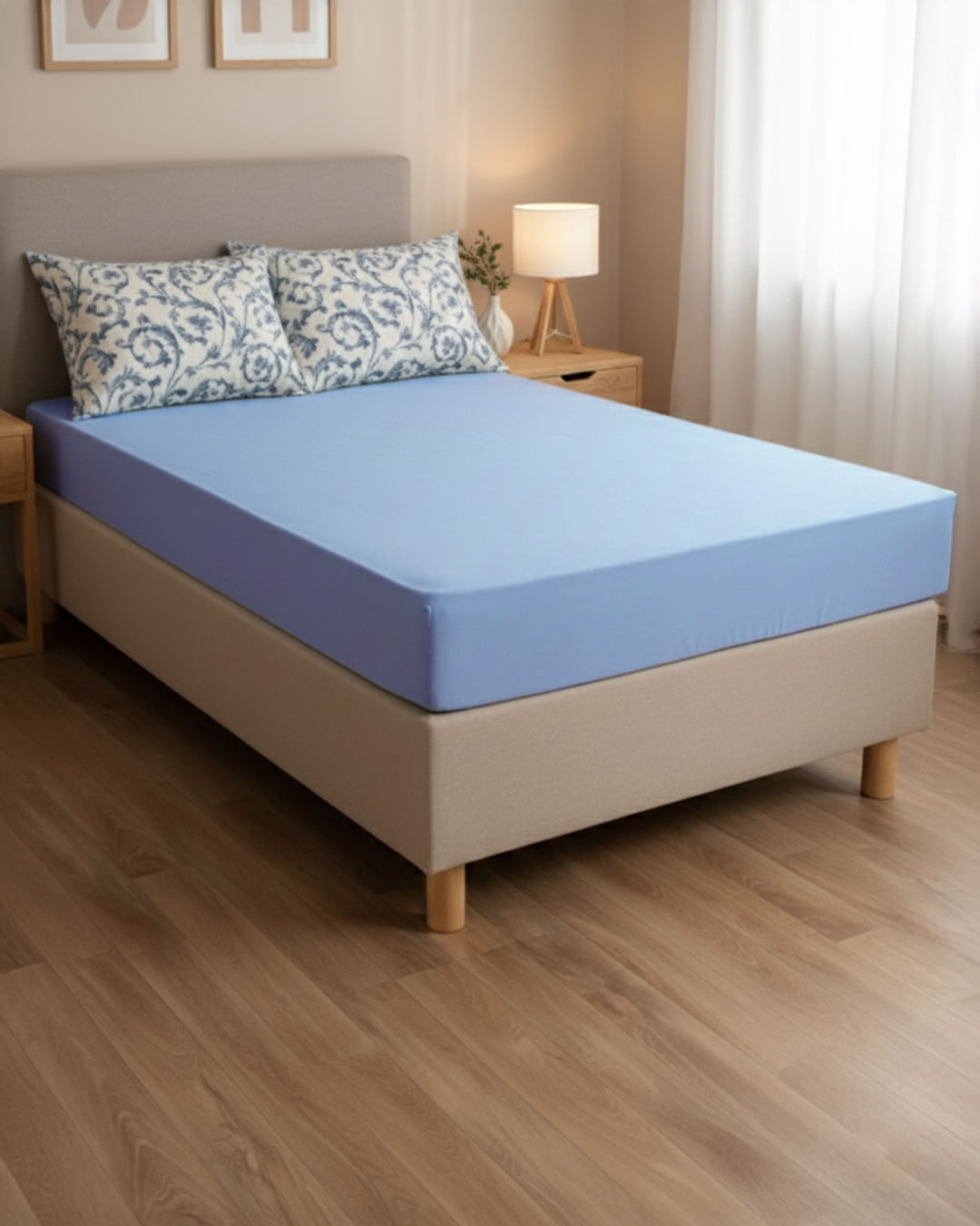 Jg-De-Cama-Cs-3-Pc100--Algodao-Est---Azul-Medio