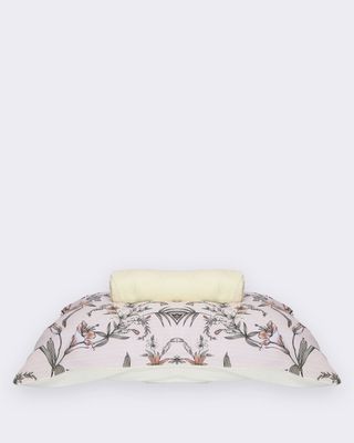 Jg-De-Cama-St--Slim-2-Pcs-Romantico---Amarelo-Floral