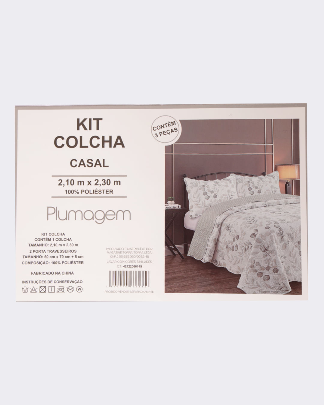 Kit-Colcha-Casal-Bouti-Emb-1-25---Branco-Floral