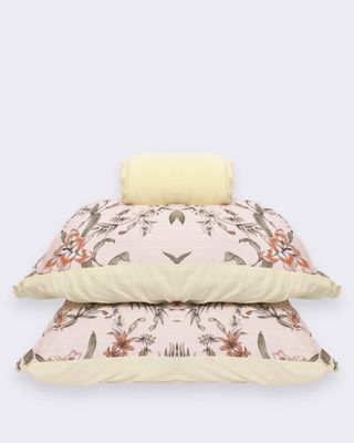 Jg-De-Cama-Queen-Slim-3pcs-Romantico---Bege-Floral