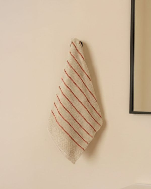Toalha de Rosto Zig Olinda 50cm x 70cm Bege UN