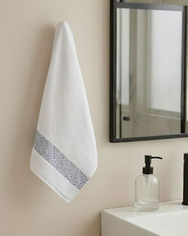 Toalha de Rosto Cronos Olinda 45cm x 70cm Off White UN