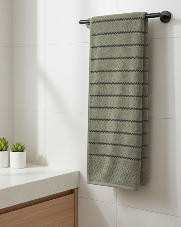 Toalha de Banhão Algodão Zig Olinda 75cm x 140cm Verde UN