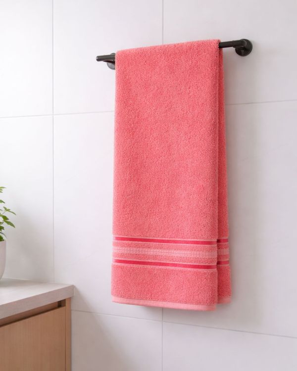 Toalha Banho Joy 100% Algodão Atlântica Rosa UN