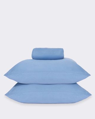 Jogo-De-Cama-Casal-Basic-3-Pcs-Liso---Azul