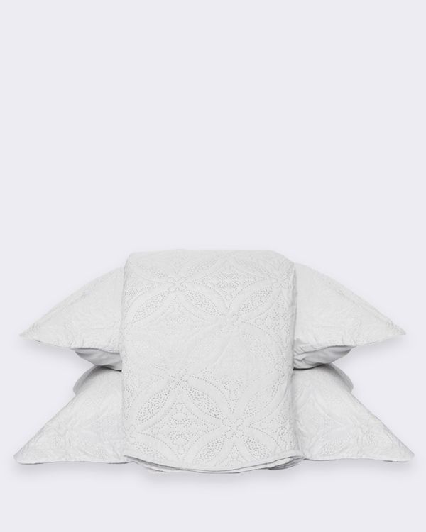 Kit Colcha King Size 3 Peças Plumagem Cinza UN