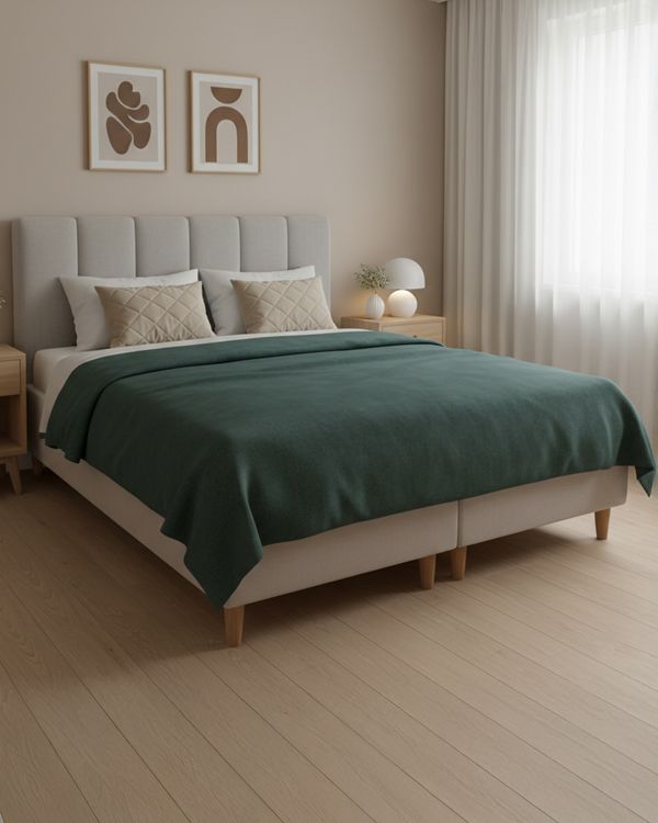 Manta Queen Ultra Soft Fleece Andreza Basic Verde UN