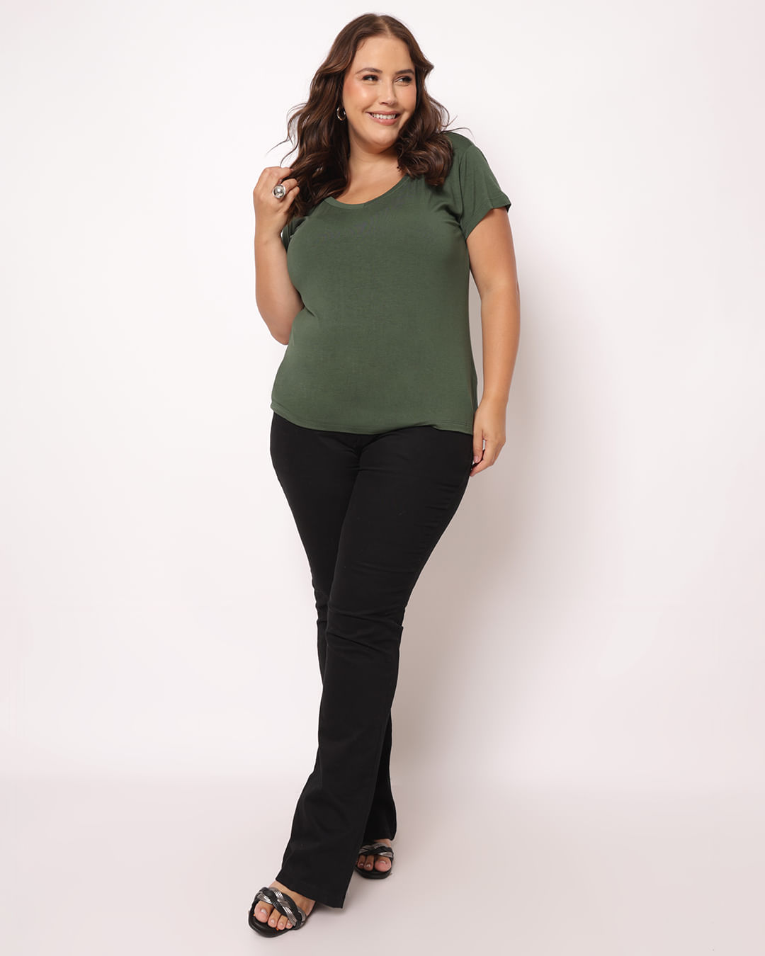 -Blusa-Plus-Size-Feminina-Decote-V-Basica-Verde