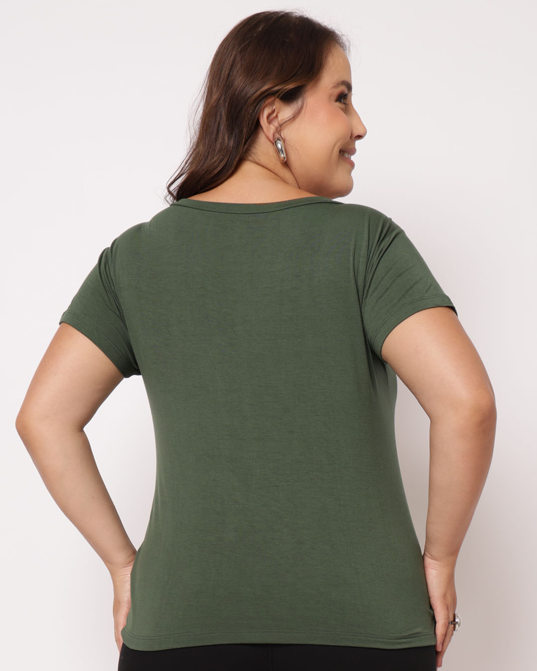 -Blusa-Plus-Size-Feminina-Decote-V-Basica-Verde