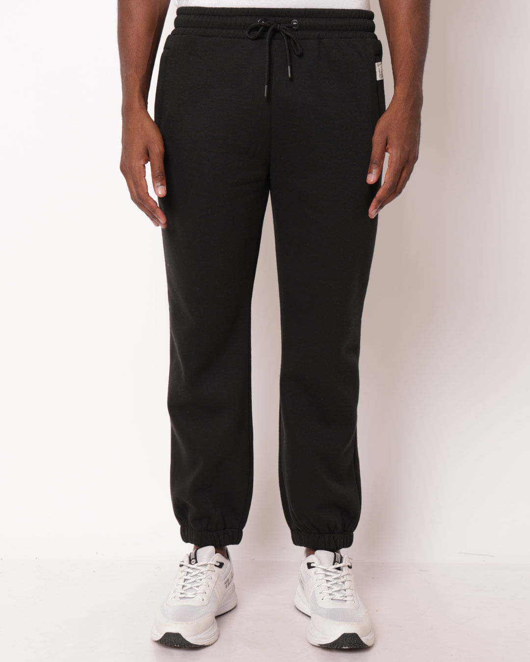 Calca-Moletom-Praia-Com-Ziper-Joger---Preto