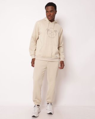 Calca-Moletom-Praia-Com-Ziper-Joger---Bege