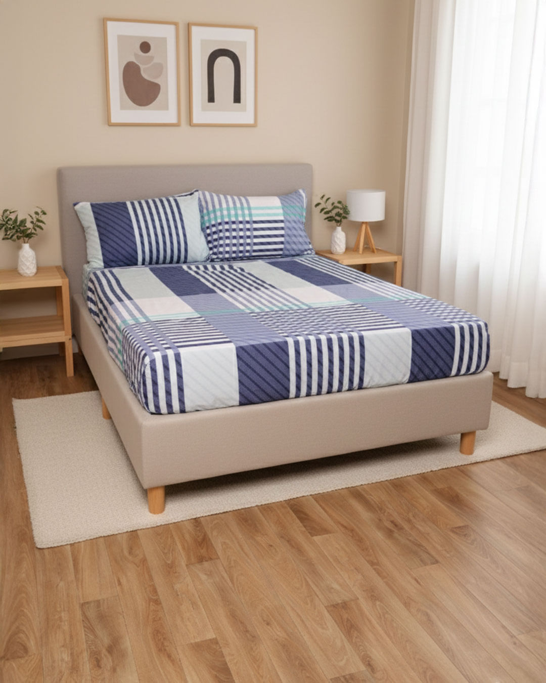 Jogo-De-Cama-Casal-3-Pcs-Moderno-Inv-26---Marinho-Xadrez