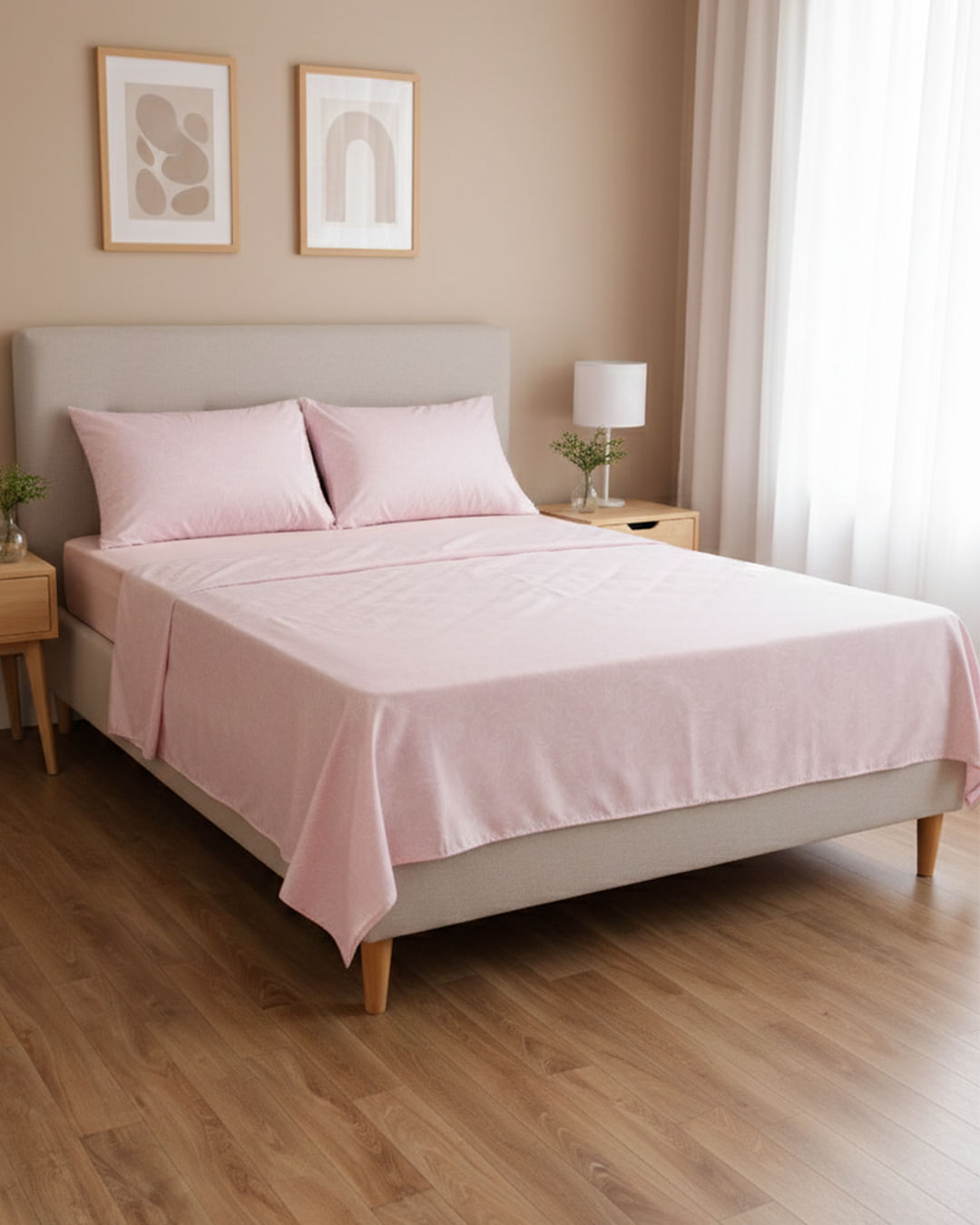 Jg-De-Cama-Queen-4pcs-Duplo-Micropercal---Rosa