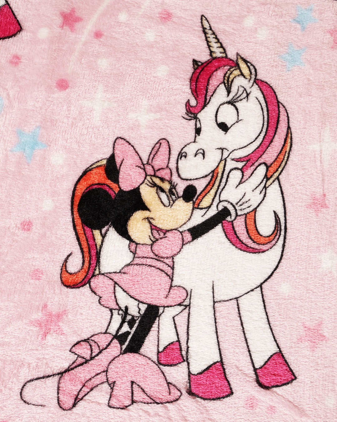 Manta-Infantil-Fln-Minnie-Unicornio---Rosa