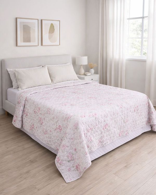 Colcha Queen Andreza 240cmx250cm Dupla Face Lilás UN