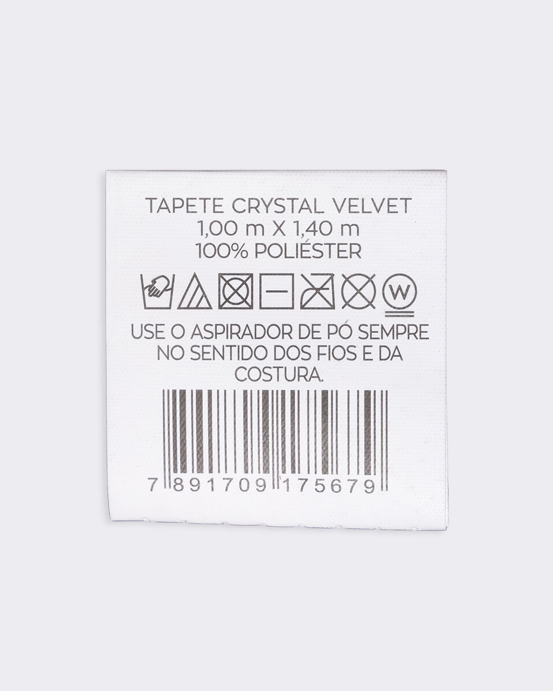 Tapete-Crystal-Velvet-100x140-Sort---Cinza