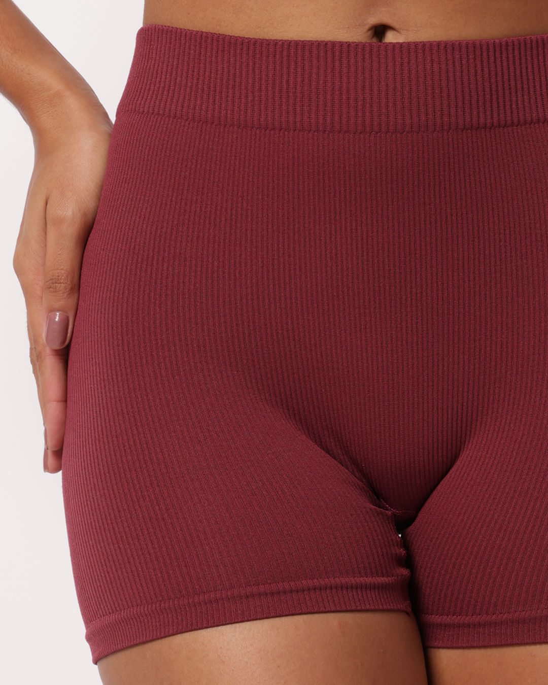 Short-Canelado-Seamless-Vinho-6205---Vinho