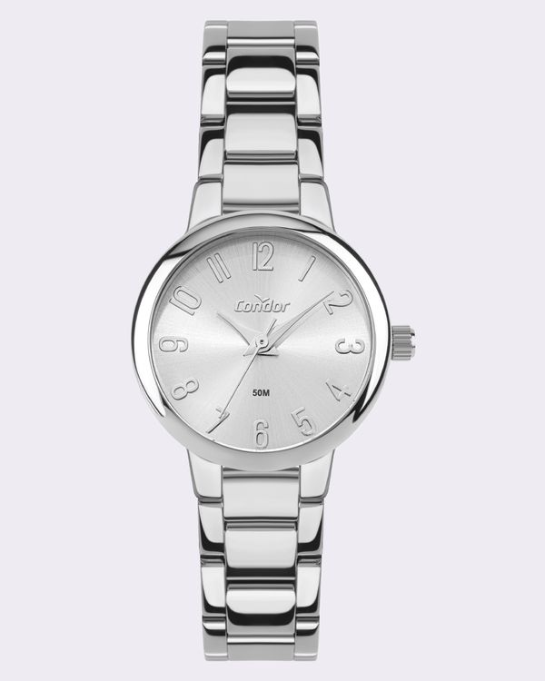 Relógio Condor Feminino Mini Prateado UN