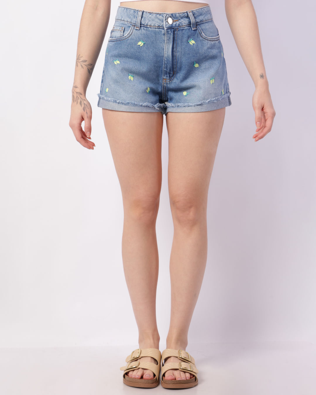Shorts-Mom-Bordado-Limao---Jeans-Blue