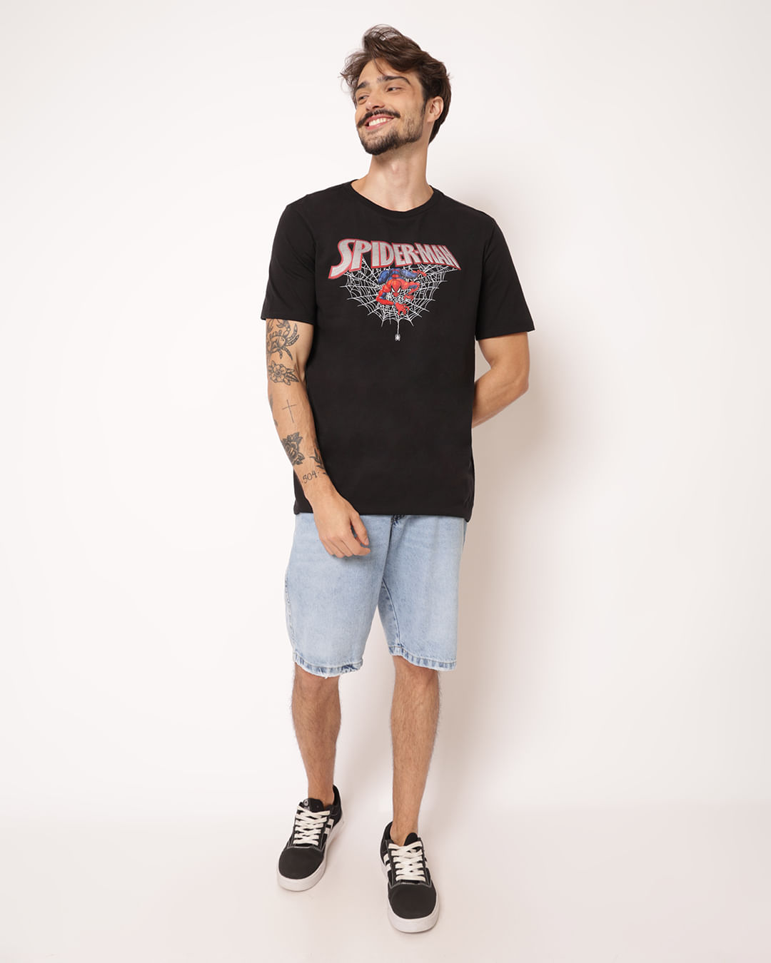 Camiseta-Spider-Man-0402126-Pgg---Preto