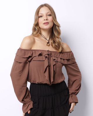 Blusa-231634-Ml-Babado-Marrom-Ppg---Marrom