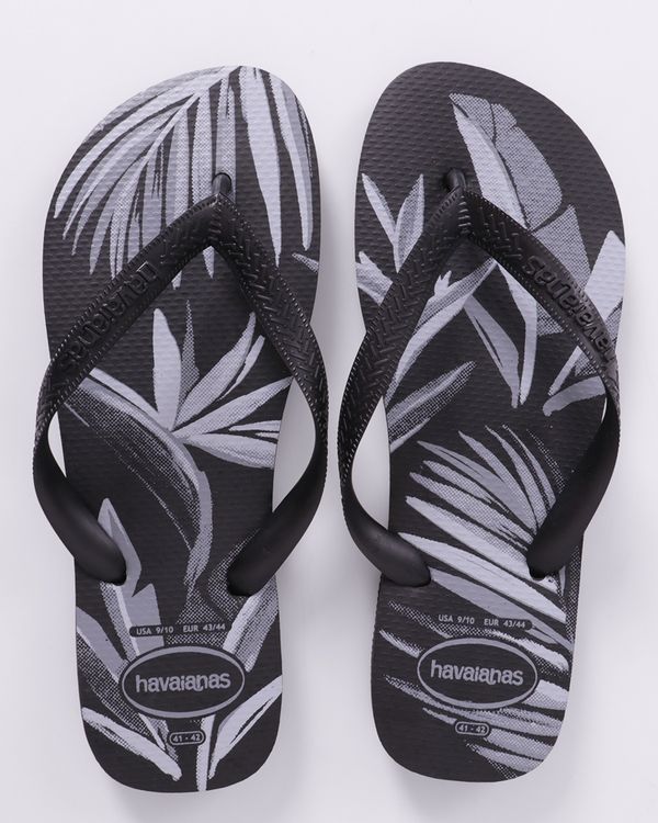 Chinelo Havaianas Masculino Aloha Preto 37/38