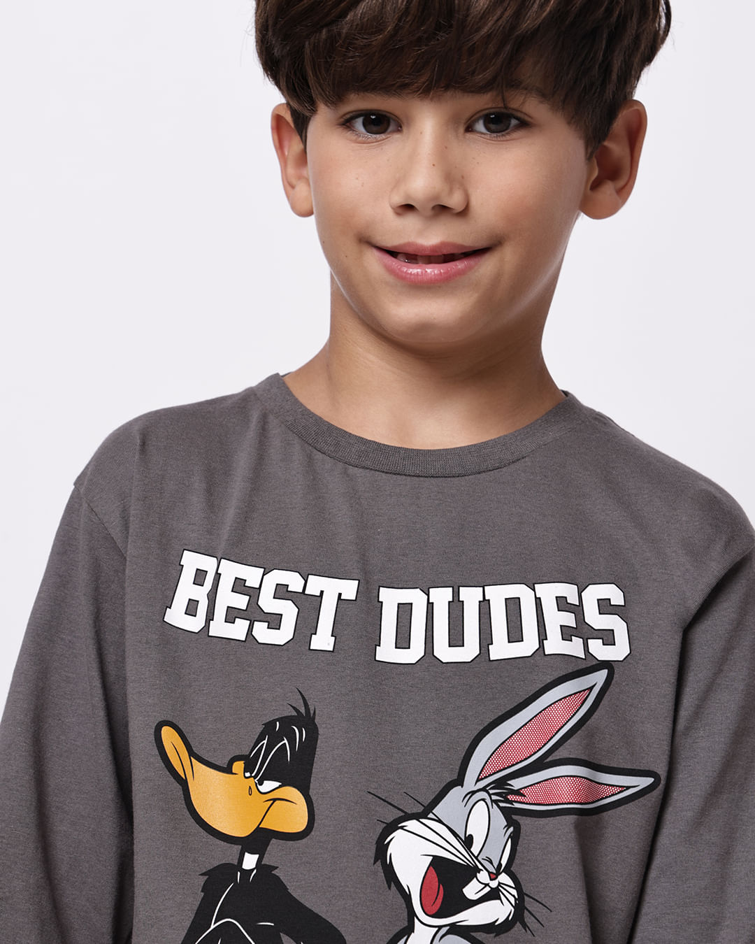 Camiseta-Ch45303in-Ml-M-410-Looney---Cinza