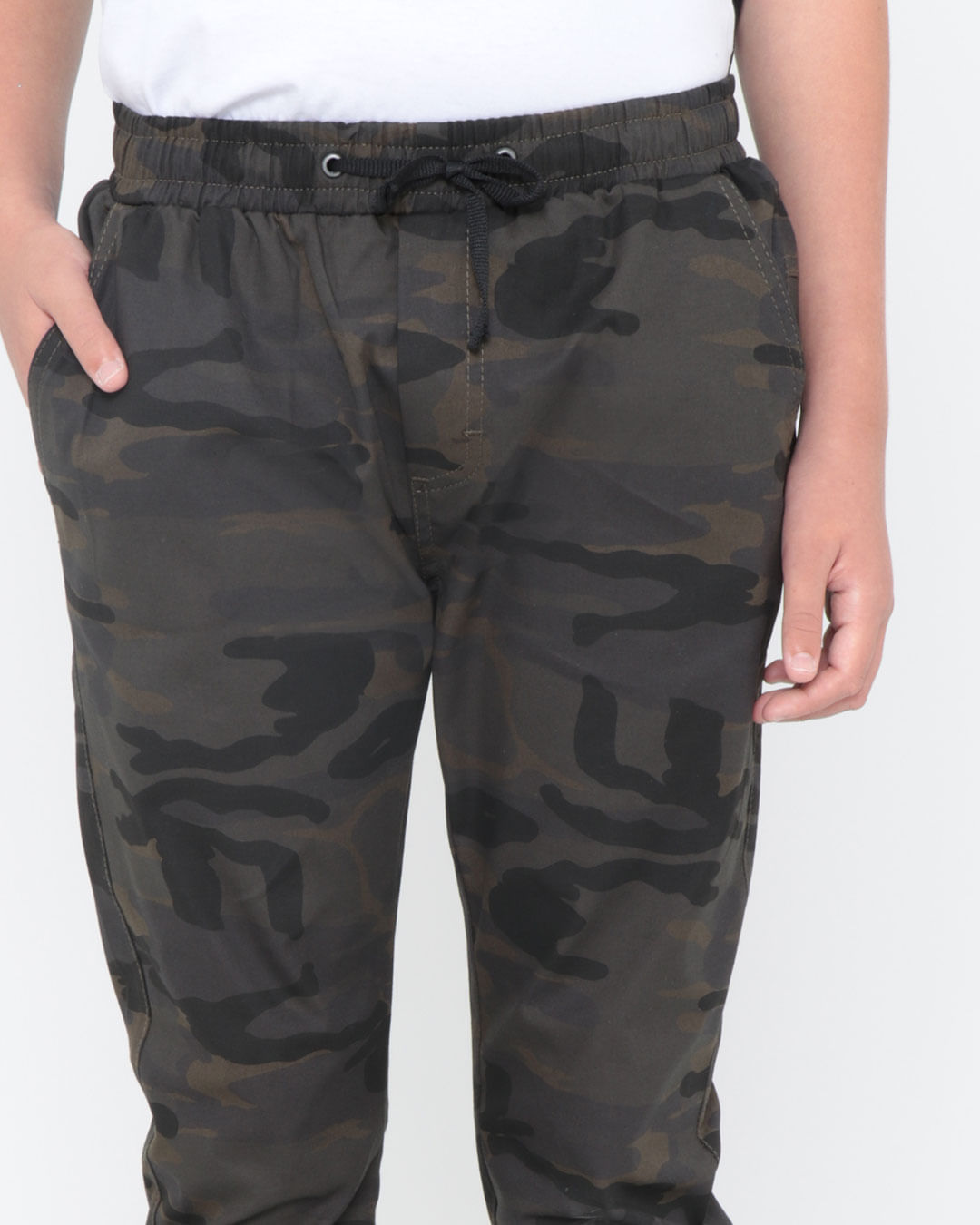 Calca-Juvenil-Street-Jogger-Camuflada-Verde