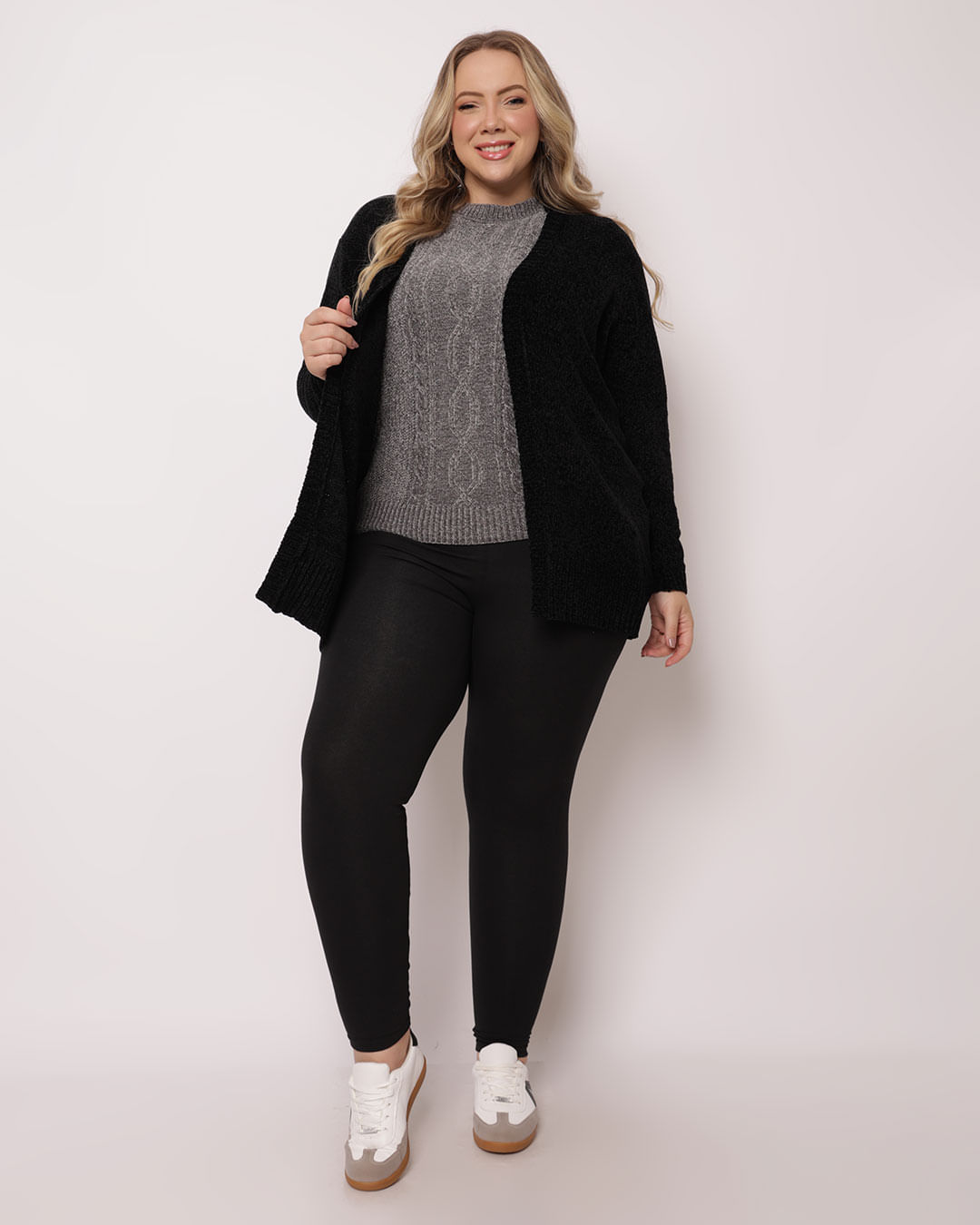 Cardigan-Cgctgc010co-Chenille---Preto