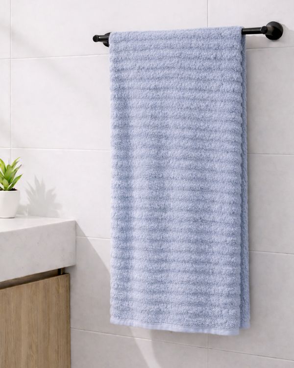Toalha Banhão Olinda Wave Algodão 78cm x 145cm Azul UN