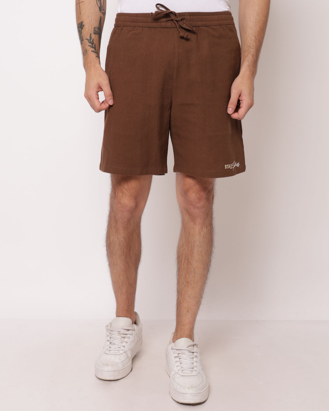 Shorts-Urba-Bordada-Urb004-Marrom-Pgg---Marrom