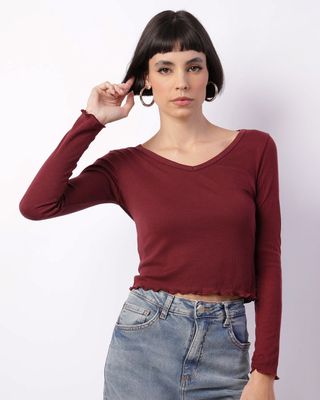 Blusa-Ml-Barra-Frufru-Vinho-031106-Pg---Vinho