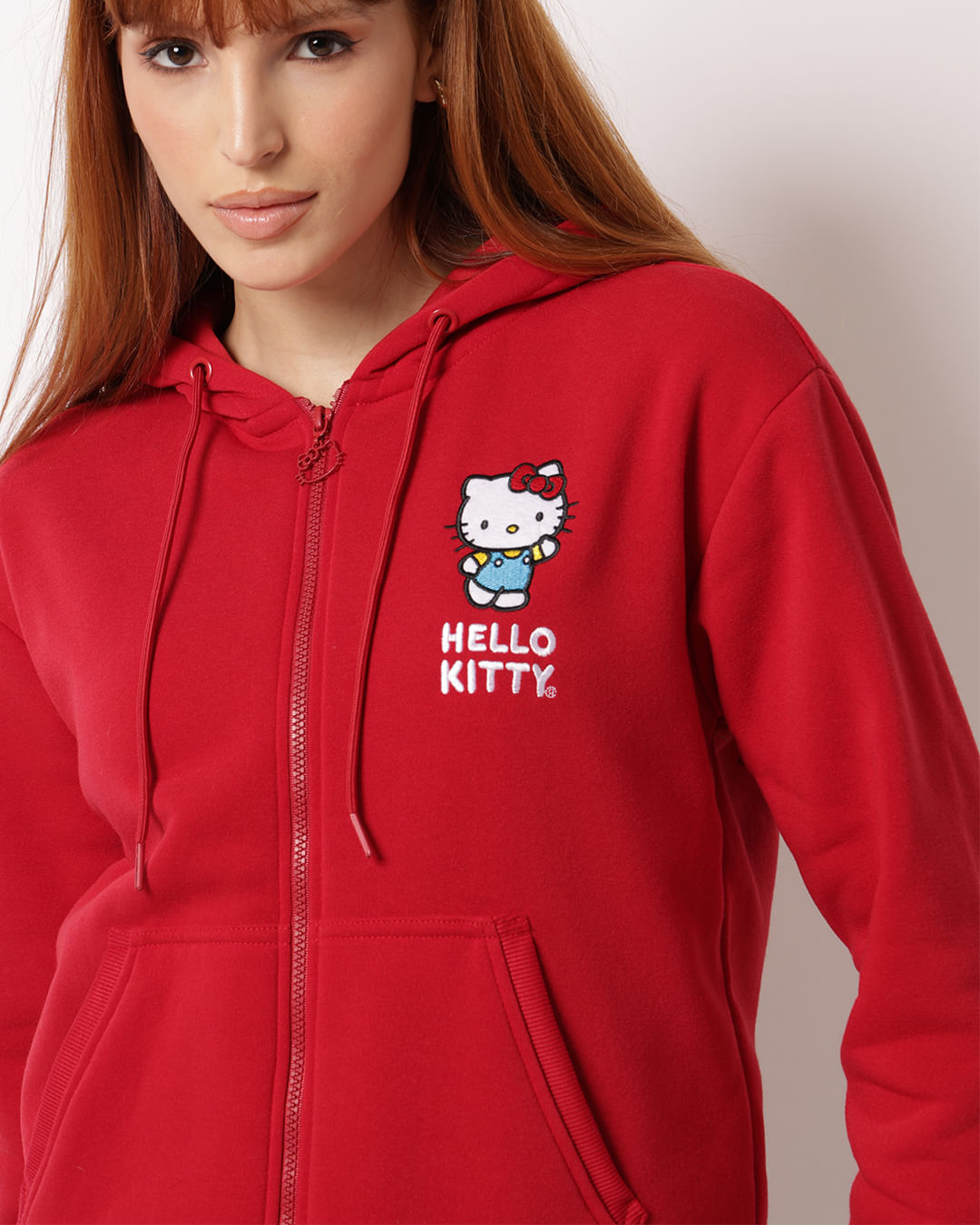 Blusa-Mol-Femlic39-Hkitty--Capuz-Pgg---Vermelho