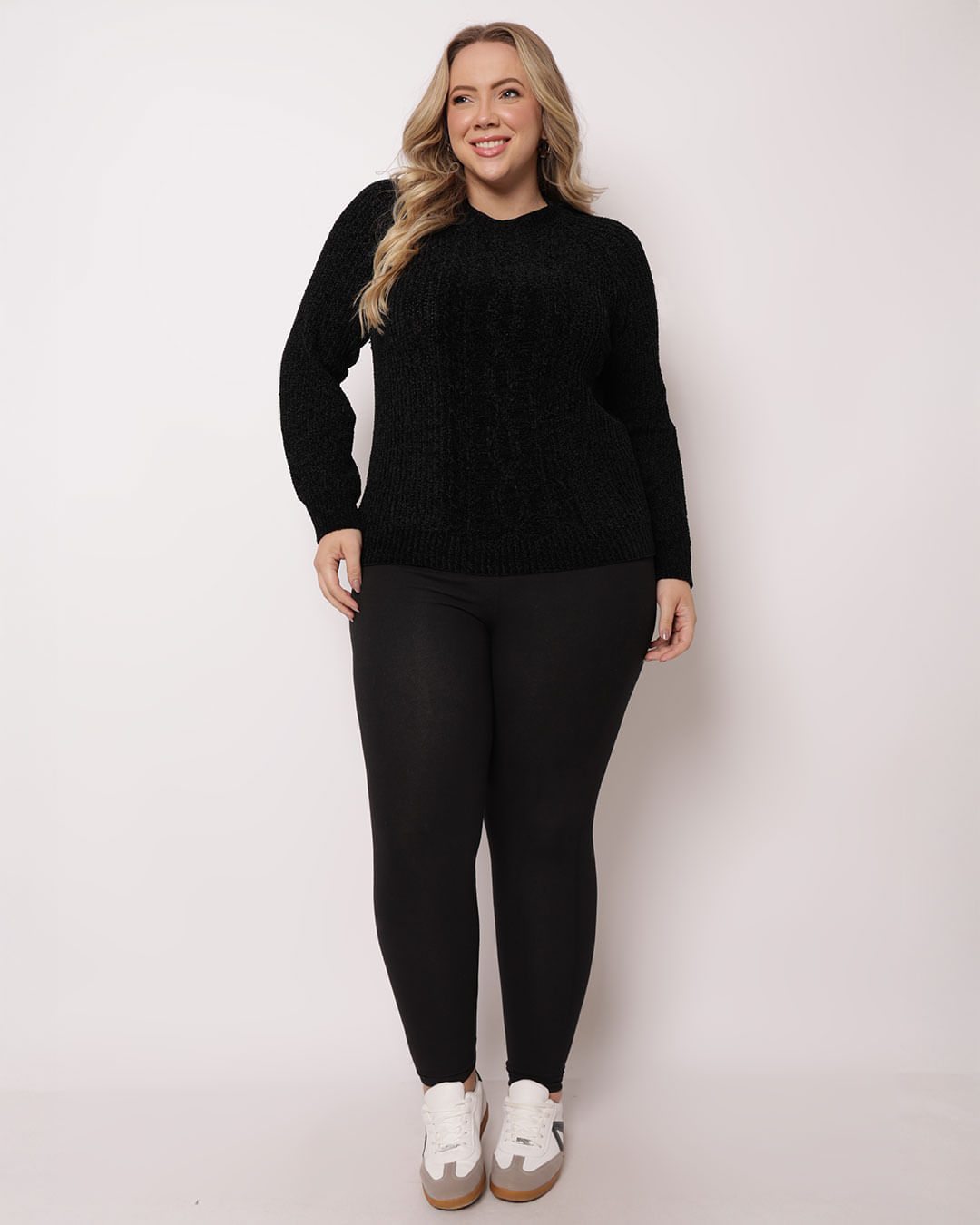 Sueter-Sct2000-Chenille-Tranca---Preto