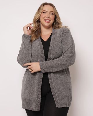 Cardigan-Cgctgc010co-Chenille---Mescla