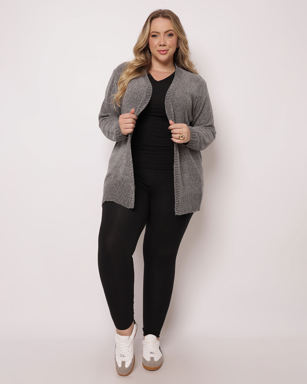 Cardigan-Cgctgc010co-Chenille---Mescla