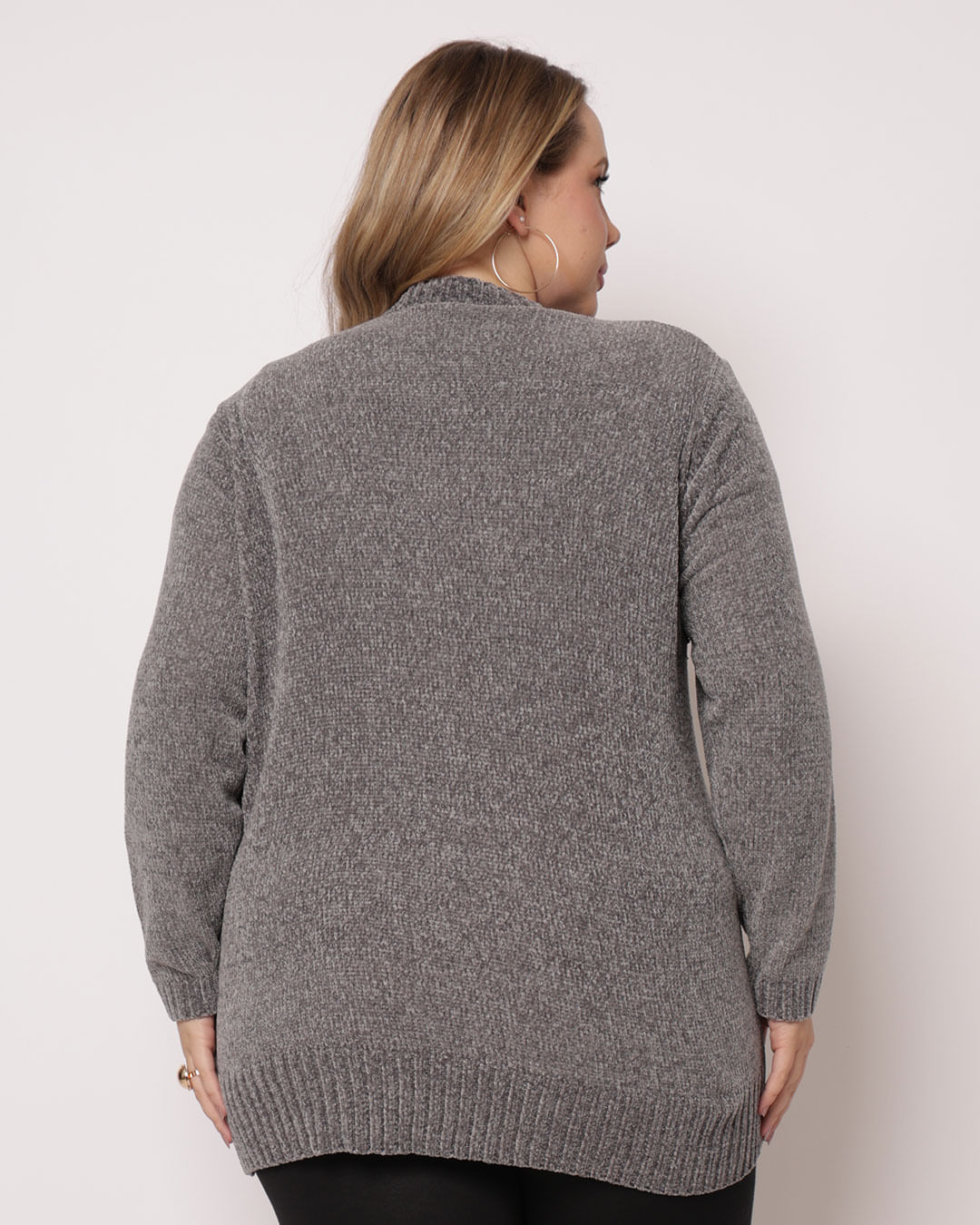 Cardigan-Cgctgc010co-Chenille---Mescla