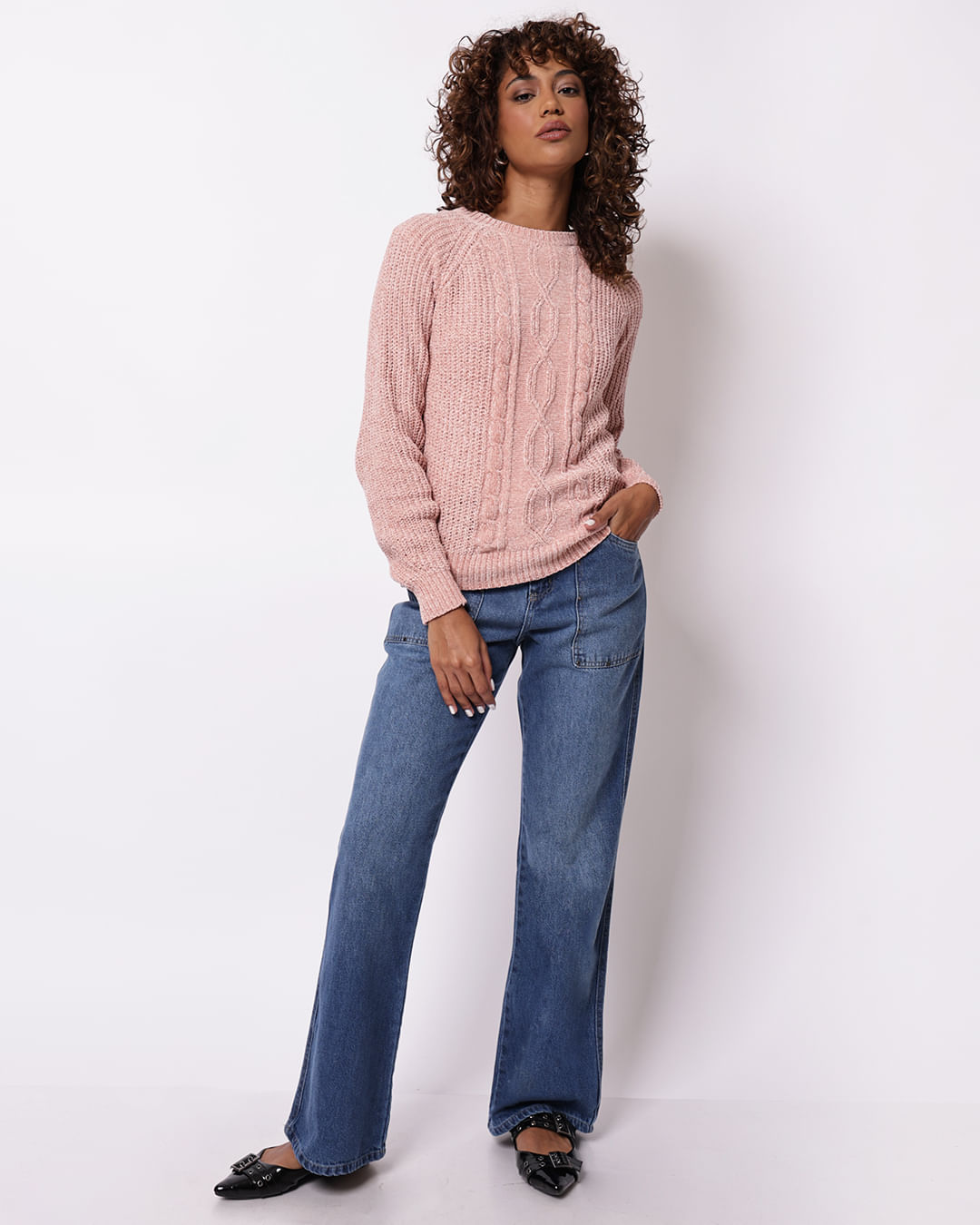 Sueter-6869-Chenille-Tranca-Rose---Rose