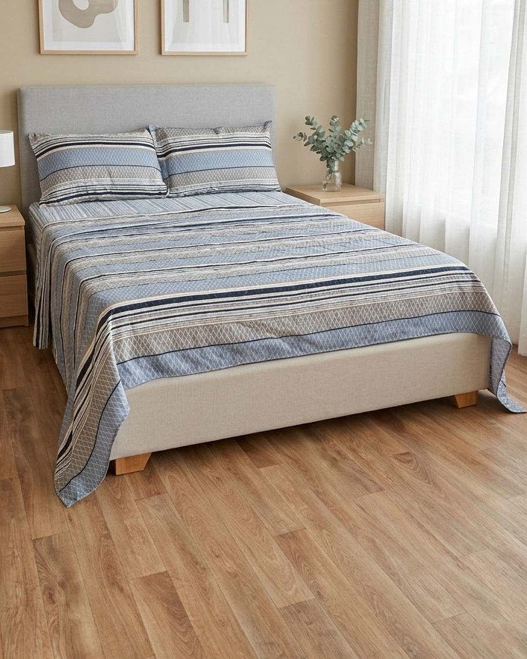 Jogo-De-Cama-Queen-–-4-Pecas---Estampado-Geometrico