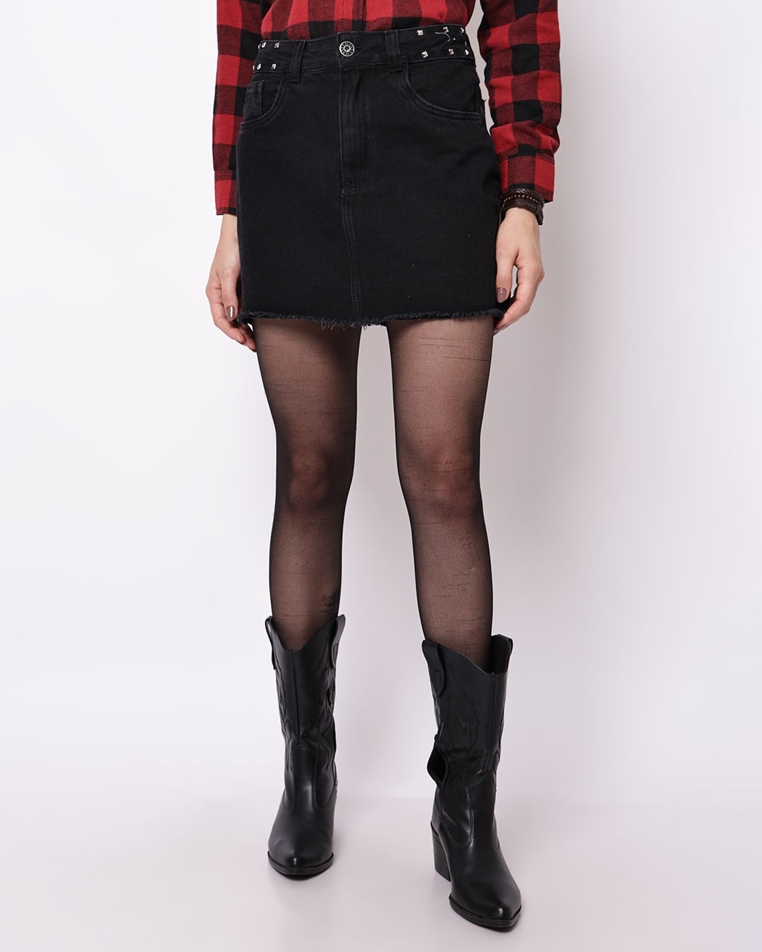 Mini-Saia-Blk-Jns-Taxas-Cos---Jeans-Black