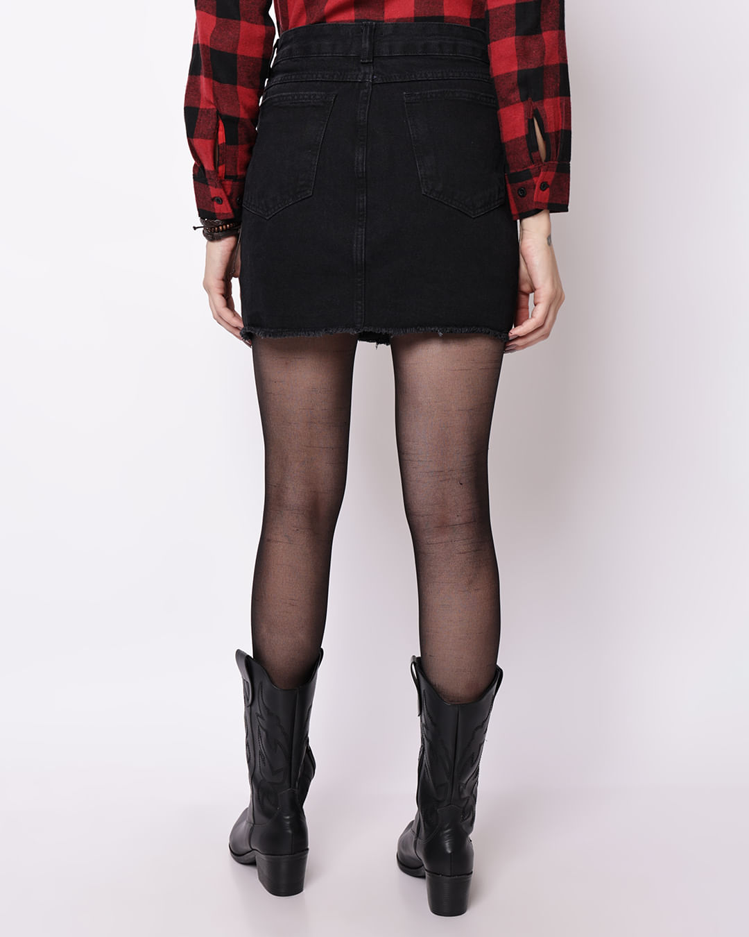 Mini-Saia-Blk-Jns-Taxas-Cos---Jeans-Black